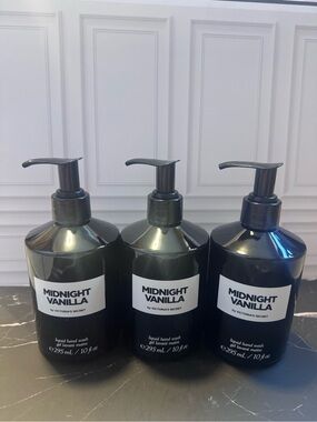 SET OF 3 Midnight Vanilla Liquid Hand Wash by Victoria's Secret